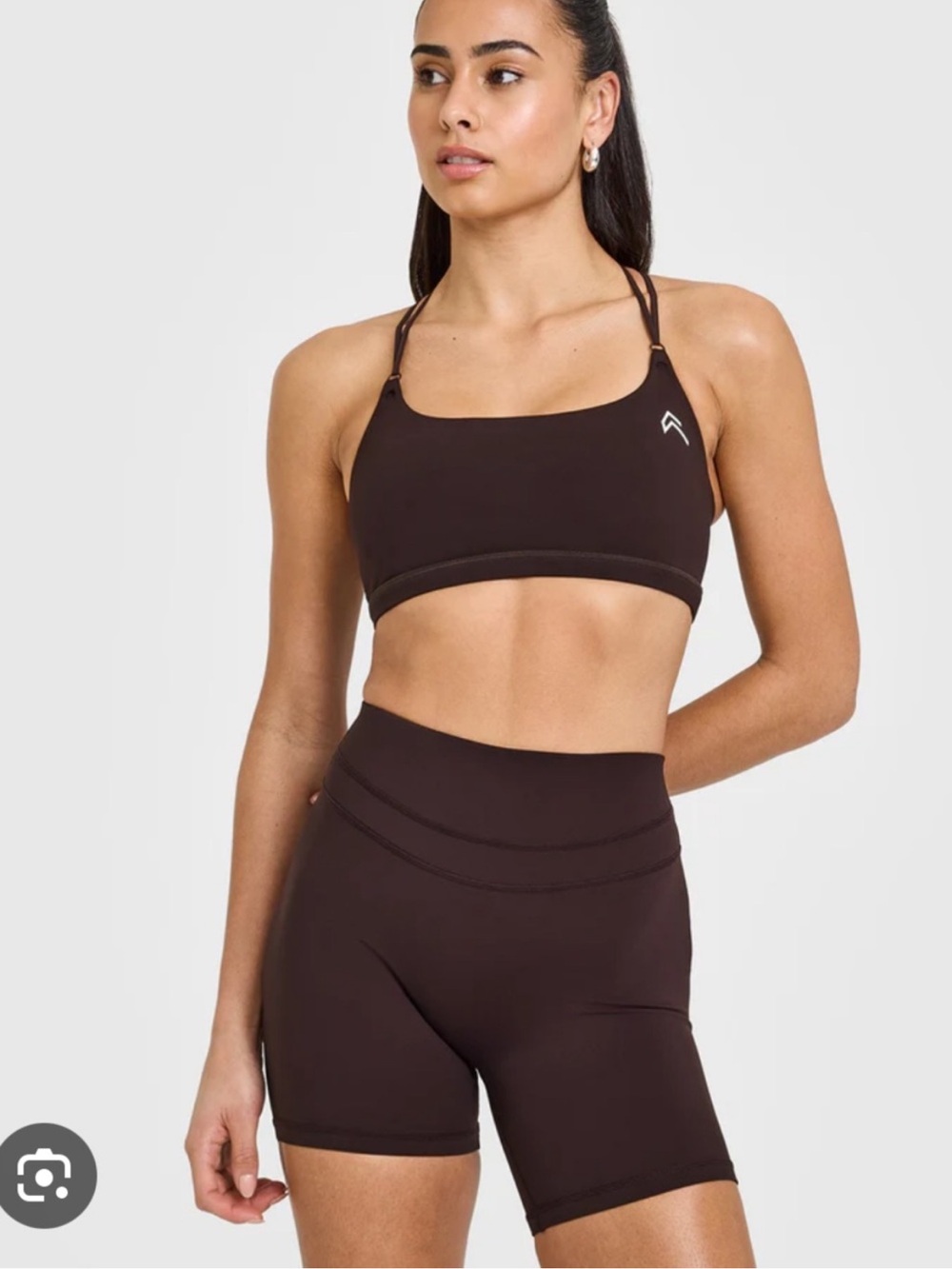 Oner Active Plum Brown Everyday Sports Bra Large